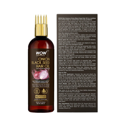 Wow Onion Black Seed Hair Oil 200ml