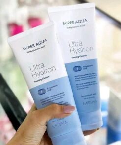 Super aqua ultra hyalron foaming cleanser ⚡200ml