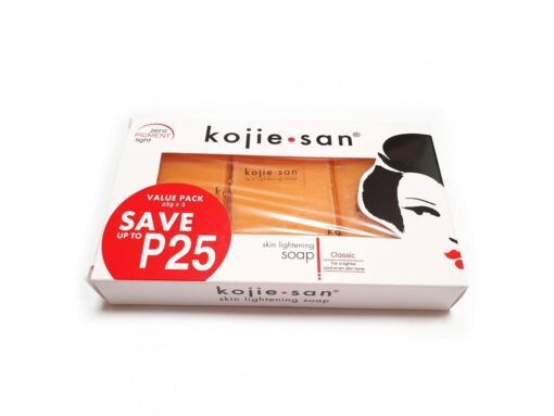 Kojie San Facial Beauty Soap 3 Bars Per Pack (65g)