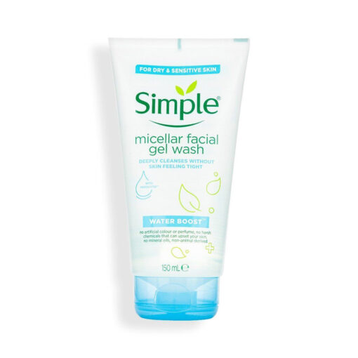 simple micellar facial gel wash