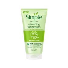 Simple refreshing facial wash
