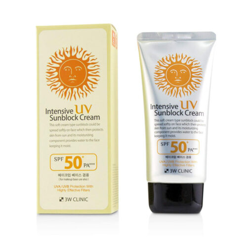 3W Clinic Intensive UV Sunblock Cream SPF50+/PA+++ - Image 2