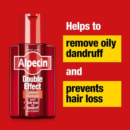 Alpecin Double Effect Dandruff and Hair Loss Shampoo 200ml - Image 2