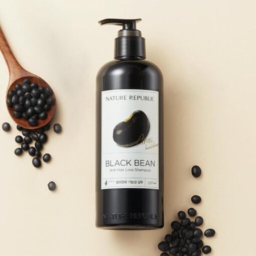 Nature Republic Black Bean Anti Hair Loss Shampoo 300ml - Image 2