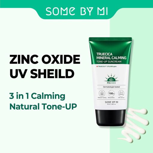 Truecica Mineral Calming Tone-Up Suncream SOME BY MI - Image 3