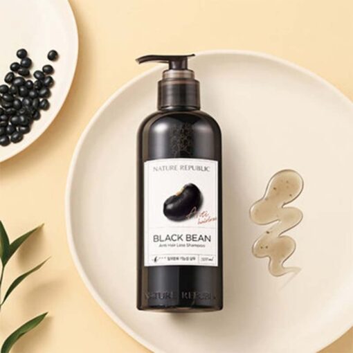 Nature Republic Black Bean Anti Hair Loss Shampoo 300ml - Image 3