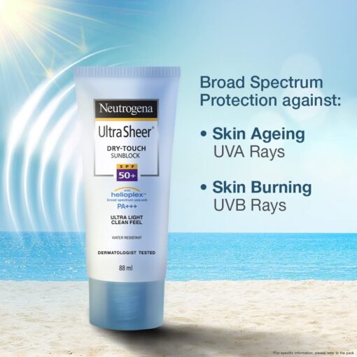 Neutrogena Ultra Sheer Dry Touch Sunblock SPF 55 - Image 3