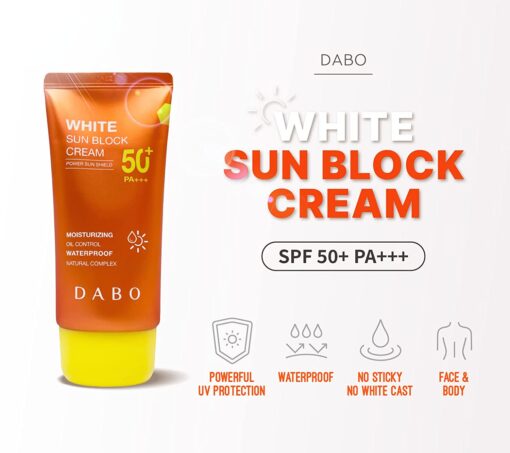 DABO White Sunblock Cream SPF 50 PA+++ - Image 5