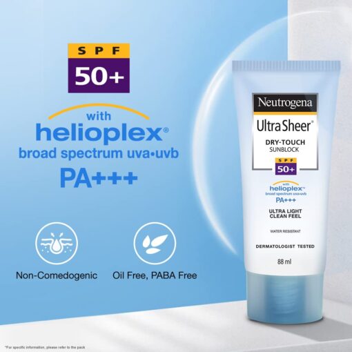 Neutrogena Ultra Sheer Dry Touch Sunblock SPF 55 - Image 5