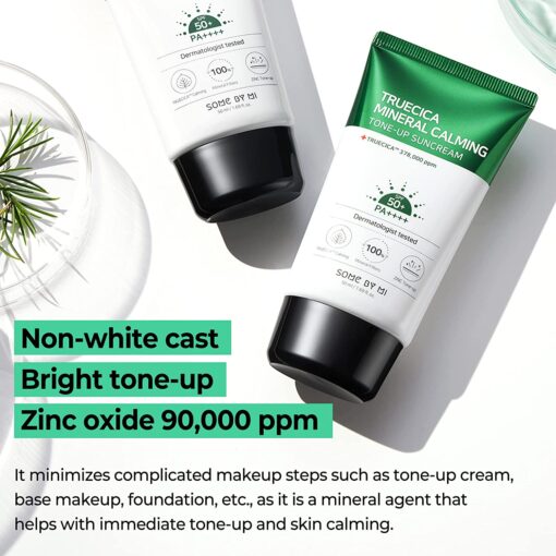 Truecica Mineral Calming Tone-Up Suncream SOME BY MI - Image 5
