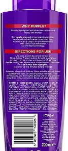 Loreal Elvive Colour Protect Anti Brassiness Purple Shampoo 200ml1