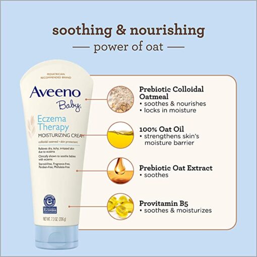 Aveeno Baby Eczema Therapy Nighttime Balm - Image 2