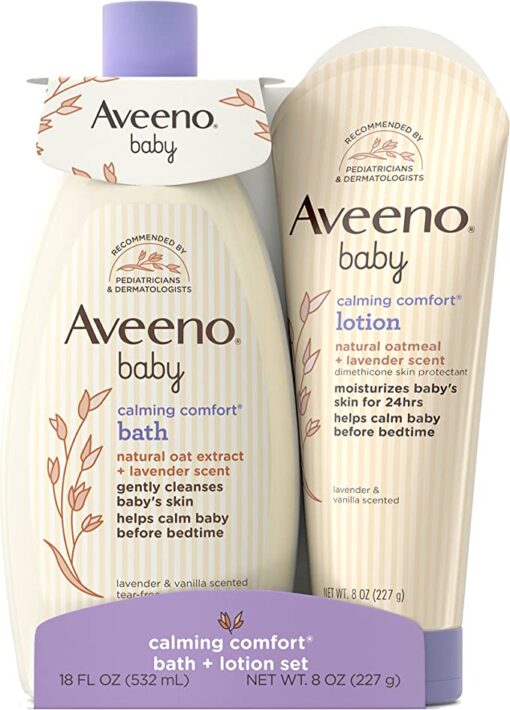 Aveeno Baby Calming Comfort Bath + Lotion Set