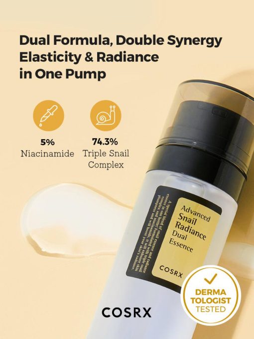 Cosrx Advanced Snail Radiance Dual Essence 80 ml - Image 3