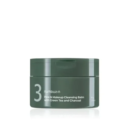 NUMBUZIN NO.3 PORE & MAKEUP CLEANSING BALM WITH CREEN TEA AND CHARCOAL 85G