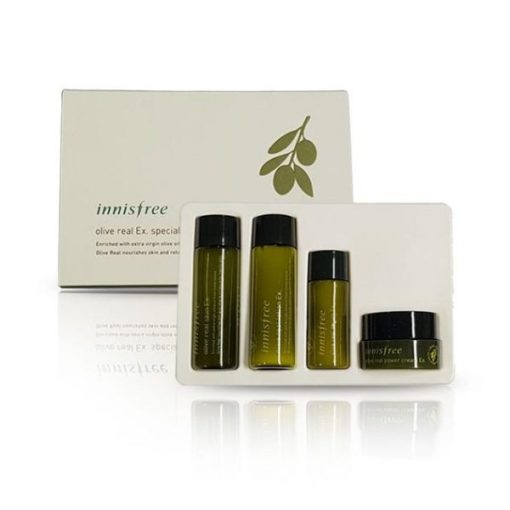 INNISFREE OLIVE REAL EX SPECIAL KIT 4 ITEMS