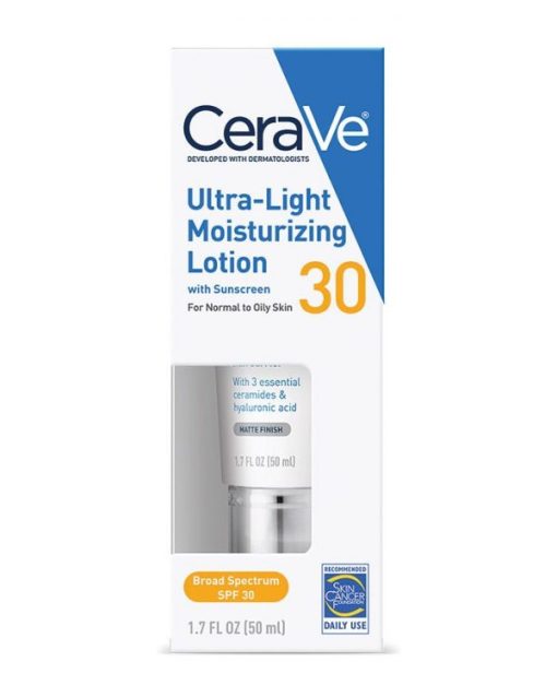 CERAVE ULTRA-LIGHT MOISTURIZING LOTION WITH SUNSCREEN SPF 30 – 50 ML