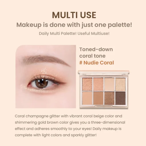 HEIMISH DAILISM EYE PALETTE NUDIE CORAL 14G - Image 3