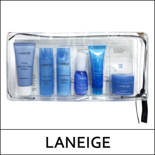 LANEIGE MOISTURE CARE TRAVEL TRIAL KIT 6 ITEMS