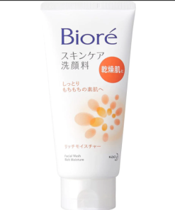 BIORE SKIN CARE FACIAL WASH RICH MOISTURE FOR DRY SKIN 130G