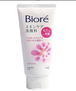 BIORE SKINCARE FACIAL WASH SCRUB FOR DIRTY PORES AND DEAD SKIN 130G