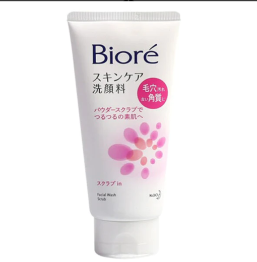 BIORE SKINCARE FACIAL WASH SCRUB FOR DIRTY PORES AND DEAD SKIN 130G