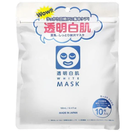 Ishizawa Toumei Shirohada Collagen Face Mask 10 Sheets