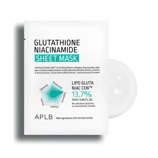 APLB Glutathione Niacinamide Sheet Mask 25ml price in Bangladesh