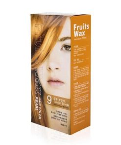 Welcos Fruits Wax Pearl Hair Color 9 Golden Blonde