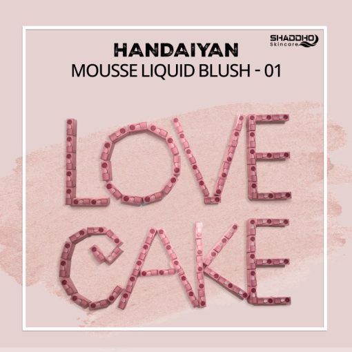 Handaiyan Mousse Liquid Blush - 01 Love Cake (7ml) - Image 2