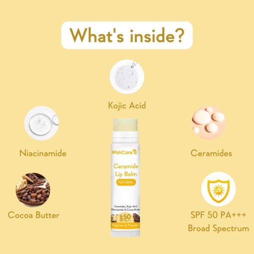 Wishcare Ceramide Lip Balm - Natural (5g) - Image 4