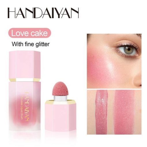 Handaiyan Mousse Liquid Blush - 01 Love Cake (7ml) - Image 3