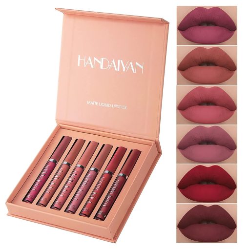 Handaiyan Matte Liquid Lipstick Set-A (6pcs) - Image 4