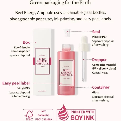 i'm from beet energy ampoule 30ml - Image 3