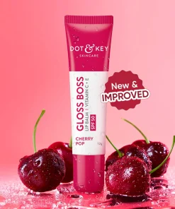 Dot & Key Gloss Boss Vitamin C + E Lip Balm SPF50 - Cherry Pop (12g)
