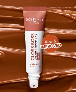 Dot & Key Gloss Boss Vitamin C + E Lip Balm SPF50 - Caramel Kiss (12g)