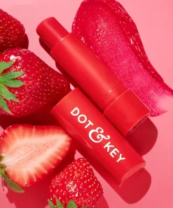 Dot & Key Barrier Repair Hydrating Lip Balm SPF50 PA+++ - Strawberry Red (4.5g)