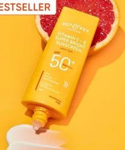 Dot & Key Vitamin C + E Super Bright Sunscreen SPF50+ PA++++ (50g)