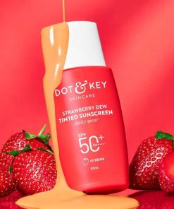 Dot & Key Strawberry Dew Tinted Sunscreen - BEIGE SPF50+ PA++++ (50ml)
