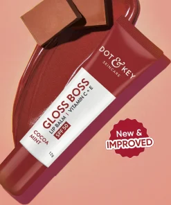 Dot & Key Gloss Boss Vitamin C + E Lip Balm SPF50 - Cocoa Mint (12g)