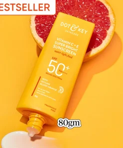 Dot & Key Vitamin C + E Super Bright Sunscreen SPF50+ PA++++ (80g)