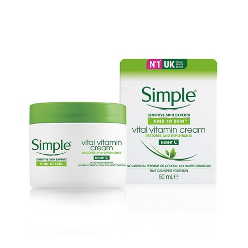 Simple Vital Vitamin Night Cream 50ml - Image 1