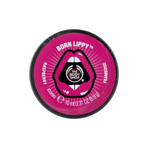 The Body Shop Born Lippy Raspberry Lip Balm 10ml - Image 1