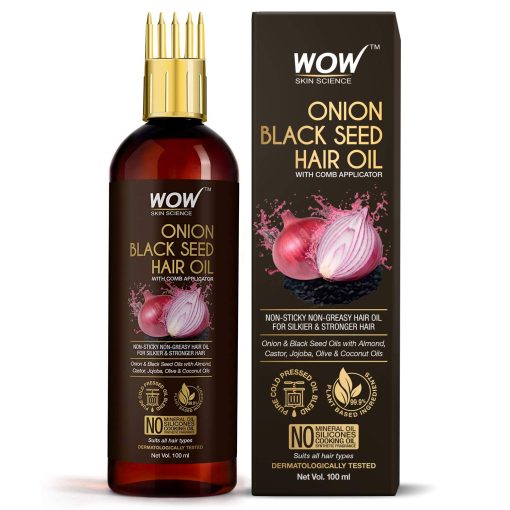 Wow Onion Black Seed Hair Oil 100ml - Image 1