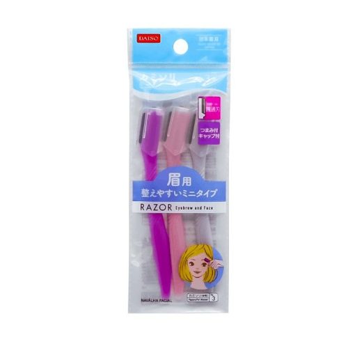 Daiso Razor Eyebrow and Face 3 Pcs - Image 1