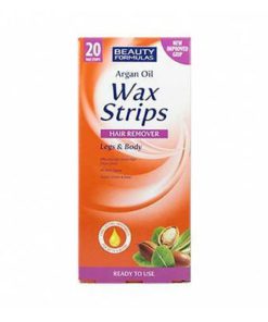 Beauty Formulas Argan Oil Wax Strips Hair Remover Legs & Body