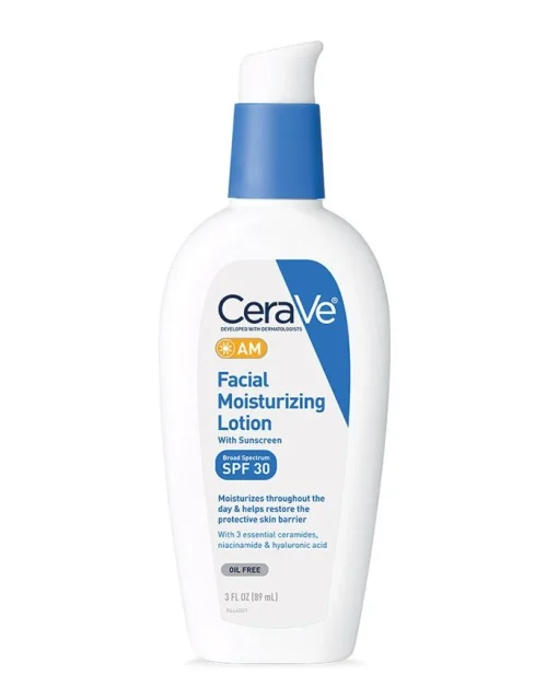 CeraVe AM Facial Moisturizing Lotion with Sunscreen - Image 1