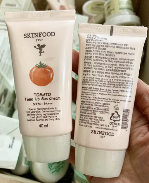 Skinfood Tomato Tone Up Sun Cream - Image 2