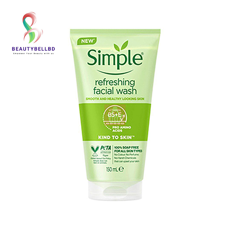 11 Simple refreshing facial wash (Skin Refreshing Gel 150ml) - Image 1