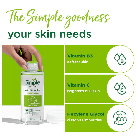Simple Micellar Cleansing Water Simple Micellar Cleansing Water